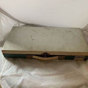 Vintage Smith Victor Slide Mile Metal Storage Case SF-1 Holds 150